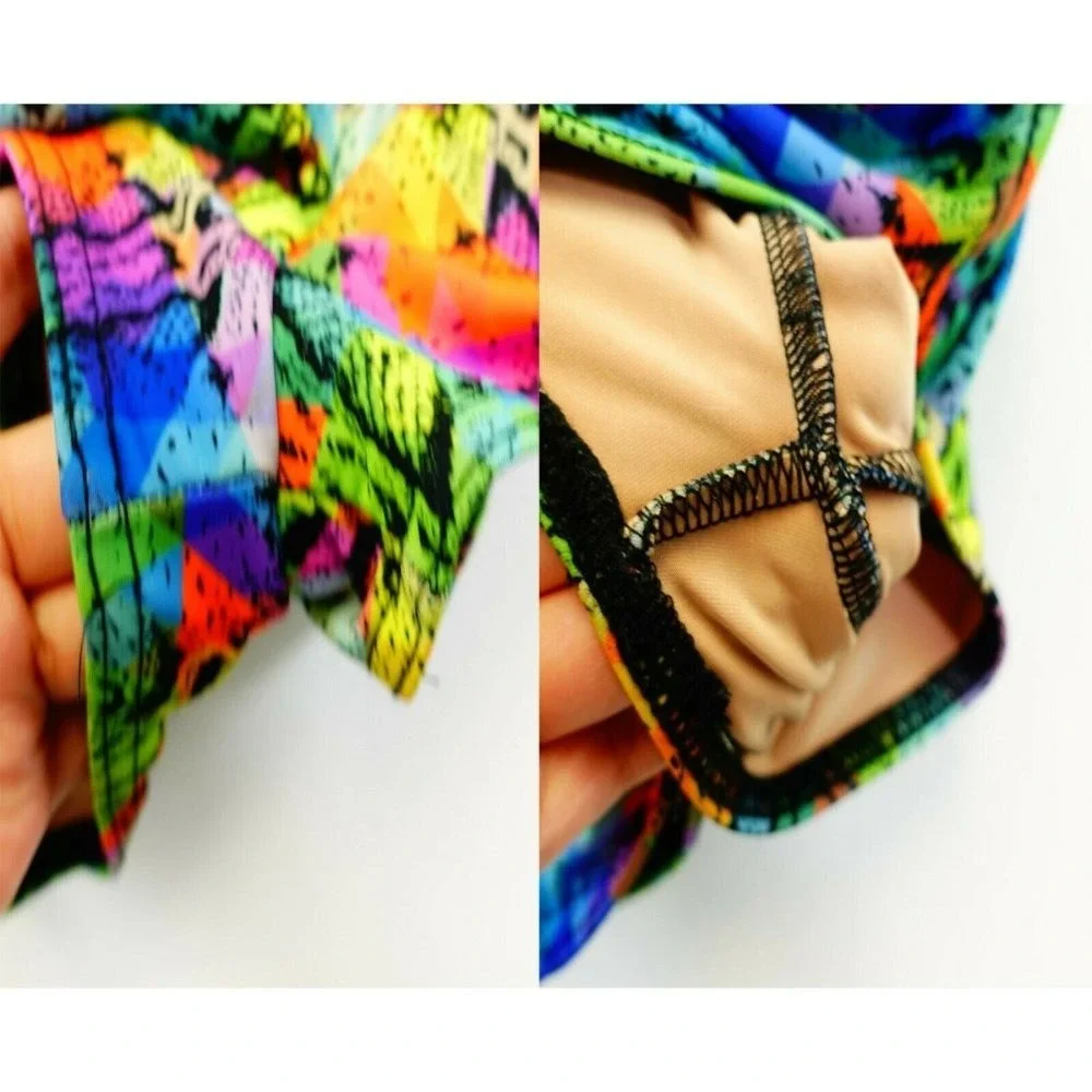 Snakeskin Shortall Romper Leotard Girls S Child Neon Dancewear A WISH COME TRUE‎